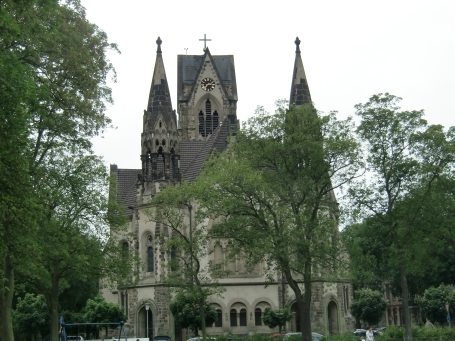 Krefeld : Lutherplatz, Lutherkirche